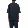 T-shirt Balenciaga pour homme, style rétro, coupe ample, manches courtes, noir 620969TIV791000