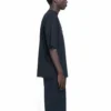 T-shirt Balenciaga pour homme, style rétro, coupe ample, manches courtes, noir 620969TIV791000