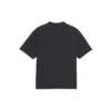 T-shirt Balenciaga Retro Knit BB Paris à manches courtes pour homme, imprimé « Paris », noir 594579TGV601000
