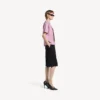 T-shirt Balenciaga Sacra Cœur coupe moyenne pour femme, couleur vieux rose
