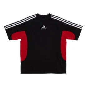T-shirt Balenciaga x adidas coupe moyenne « Black Red » 712401TNVA61003 T-shirt Balenciaga x adidas coupe moyenne « Black Red » 712401TNVA61003