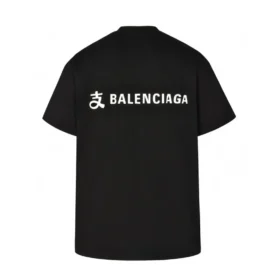 T-shirt Balenciaga x Alipay avec logo « Black White » 787349TRVY91000