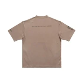 T-shirt Balenciaga x WFP coupe moyenne « Beige » 612966TMVL27761