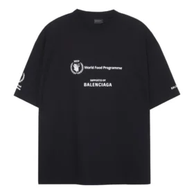 T-shirt Balenciaga x WFP coupe moyenne « Black » 612966TMVL21070