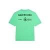T-shirt Balenciaga x WFP coupe moyenne « Green » 612966THV844162