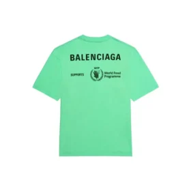 T-shirt Balenciaga x WFP coupe moyenne « Green » 612966THV844162