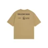 T-shirt Balenciaga x WFP, coupe moyenne « Khaki » 612966THV849605