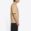 T-shirt Balenciaga x WFP, coupe moyenne « Khaki » 612966THV849605