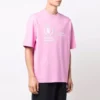 T-shirt Balenciaga x WFP coupe moyenne « Rose » 612966THV845621