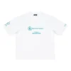 T-shirt Balenciaga x WFP, coupe moyenne « White » 612966TMVL29086