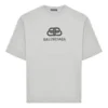 T-shirt BB à coupe régulière en jersey interlock « Grey » 578139TGV751300