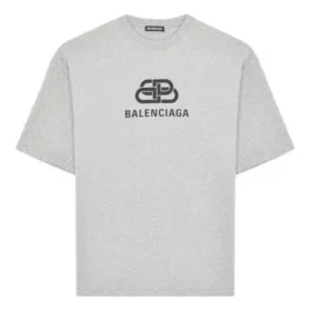 T-shirt BB à coupe régulière en jersey interlock « Grey » 578139TGV751300