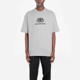 T-shirt BB à coupe régulière en jersey interlock « Grey » 578139TGV751300