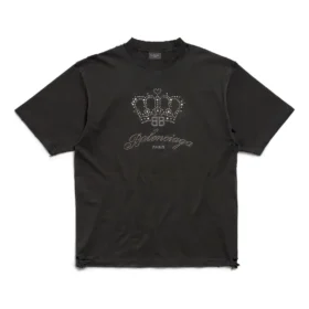 T-shirt BB Motel coupe moyenne « Black » 764235TQVK91083