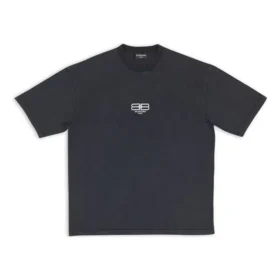 T-shirt BB Paris Icon coupe moyenne « Noir Blanc » 612966TMVG79034