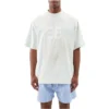 T-shirt BB Paris Strass coupe moyenne « Dirty White » 739784TOVU69012