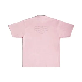 T-shirt BB Paris Strass coupe moyenne « Rose » 739784TOVU83167