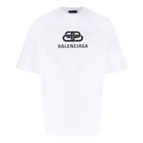 T-shirt BB Regular Fit en maille entrelacée « White » 578139TEV489044