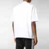 T-shirt BB Regular Fit en maille entrelacée « White » 578139TEV489044