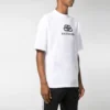 T-shirt BB Regular Fit en maille entrelacée « White » 578139TEV489044