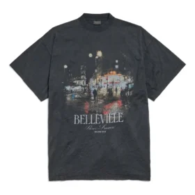 T-shirt Belleville « Black Faded » 787349TRVP71041