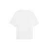 T-shirt blanc à manches courtes, coupe ample, style rétro 620941TIV799000