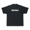 T-shirt Caps, coupe carrée « Noir » 651795TNVL11070