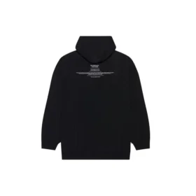 T-shirt à capuche Balenciaga FW21 pour homme, coupe ample et carrée, manches longues, noir 651799TJV910107 T-shirt à capuche Balenciaga FW21 pour homme, coupe ample et carrée, manches longues, noir 651799TJV910107