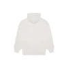 T-shirt à capuche Balenciaga pour homme collection automne-hiver 2021, imprimé logo alphabétique, manches longues, blanc crème 570811TIV552970
