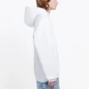 T-shirt à capuche Balenciaga pour homme, imprimé « Back Alphabet », manches longues, blanc, 556113TAV379000