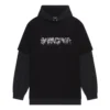 T-shirt à capuche à manches longues Slime « Noir » 681029TLVF11069
