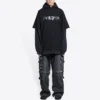 T-shirt à capuche à manches longues Slime « Noir » 681029TLVF11069