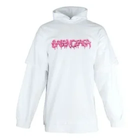 T-shirt à capuche à manches longues Slime « White Bubblegum » 681029TLVF10901