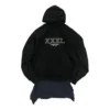 T-shirt à capuche oversize avec patch XXXL « Noir » 720406TNVD91070