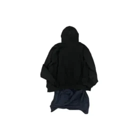 T-shirt à capuche oversize avec patch XXXL « Noir » 720406TNVD91070
