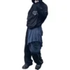 T-shirt à capuche oversize avec patch XXXL « Noir » 720406TNVD91070