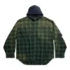 T-shirt à capuche oversize « Green » 746369TOM213328