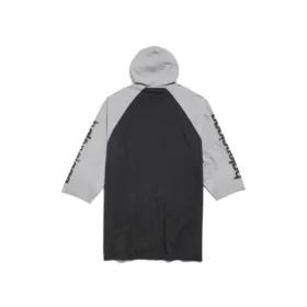 T-shirt à capuche raglan oversize 3B Stencil « Black » 790403TQVT51083