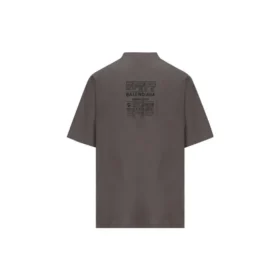 T-shirt Care Label, coupe moyenne « Gris Noir » 724514TNVL91219