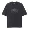 T-shirt Cities Paris coupe moyenne « Nero » 612966TLVL71069