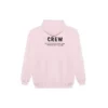 T-shirt à col rond avec imprimé alphabétique rose 578135TIV751900