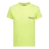 T-shirt à col rond avec logo imprimé, jaune 612964TJVF77110