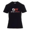 T-shirt à col rond avec logo imprimé, noir 612964TIVD51000