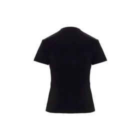T-shirt à col rond avec logo imprimé, noir 612964TIVD51000 T-shirt à col rond avec logo imprimé, noir 612964TIVD51000