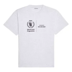 T-shirt à col rond avec logo SS21, gris 612965THV841167 T-shirt à col rond avec logo SS21, gris 612965THV841167