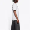 T-shirt à col rond avec logo SS21, gris 612965THV841167