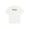 T-shirt à col rond brodé coupe large de Political Campaign « Blanc » 641655TKVJ19084
