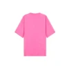 T-shirt à col rond brodé SS21 rose 641532TJVA95764