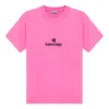 T-shirt à col rond et manches courtes avec broderie, rose 612964TJVD95764