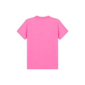 T-shirt à col rond et manches courtes avec broderie, rose 612964TJVD95764 T-shirt à col rond et manches courtes avec broderie, rose 612964TJVD95764
